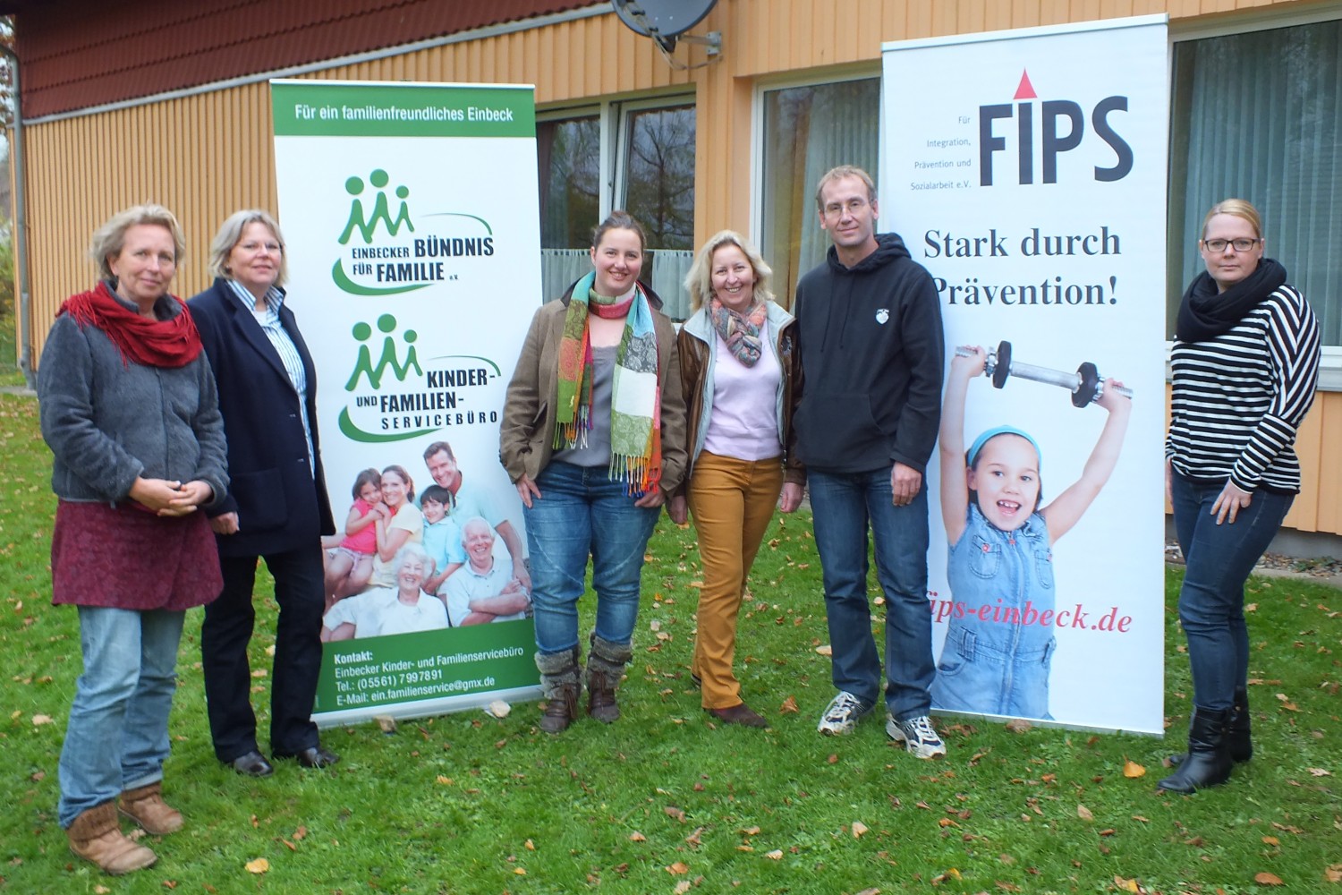 v.l. Dagmar Riggers , Silvia Duwe-Sander , Martina Hainski , Annette Junge-Schweigl , Achim Stork , Antje Fleischer